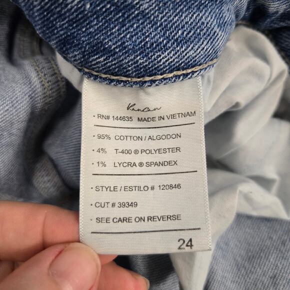 Kancan Light Wash Distressed Jeans Size 24 - Picture 4 of 5